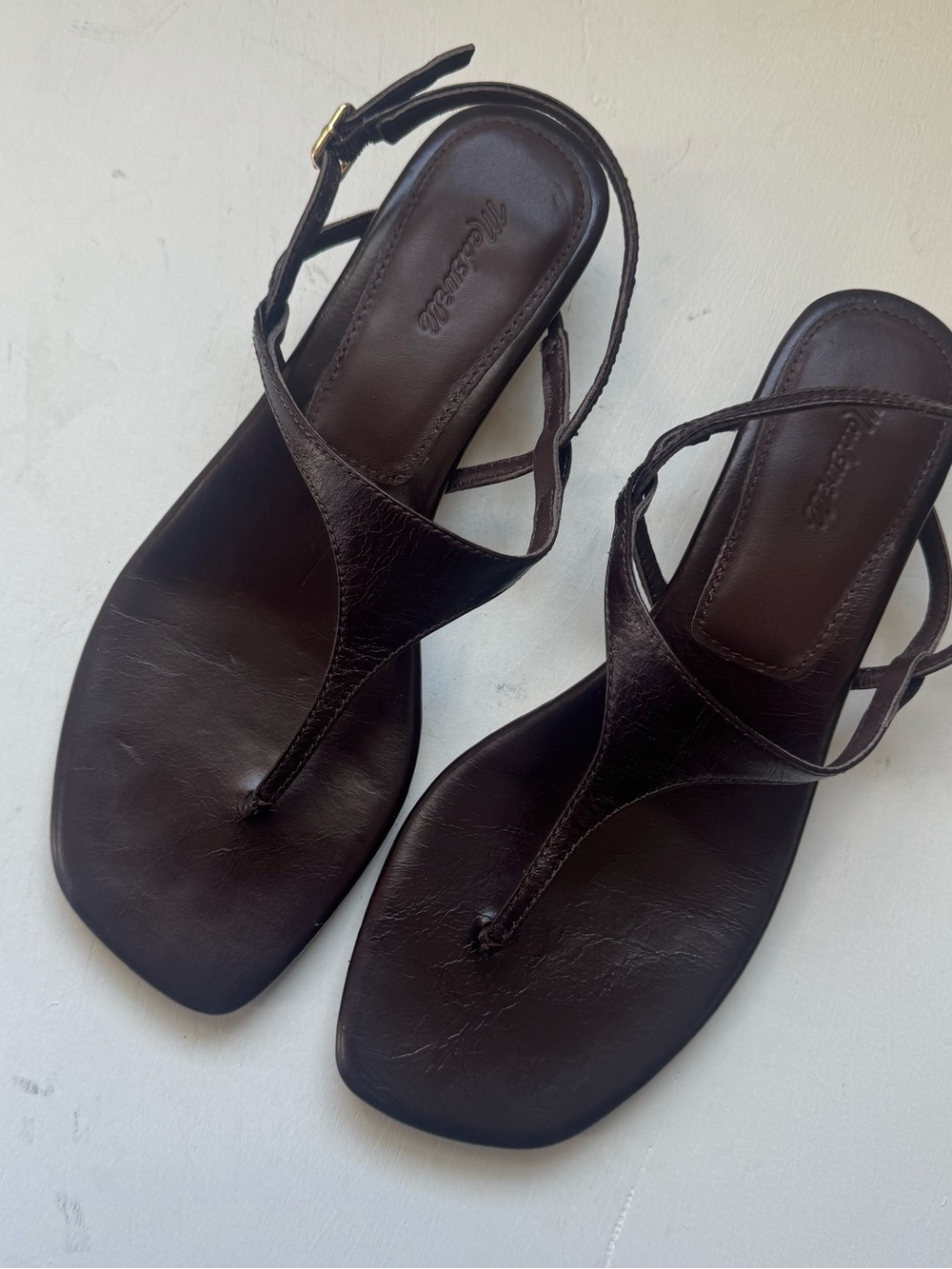 Madewell The Chiara Kitten Heel Slingback Sandal - Picture 5 of 16